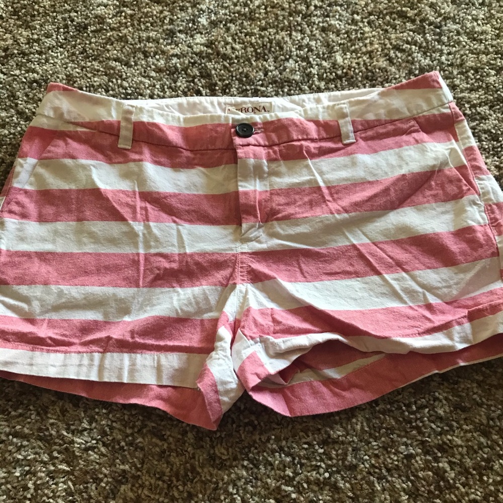 Pink Striped shorts